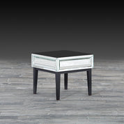 beverly mirrored stylish end table