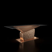 Bologna Dining Table   My Store Rose-Gold Dining Table