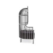 cage silver black allamoda 7 accent chair