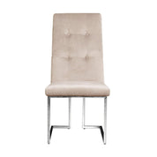 cameron beige ss dining chair