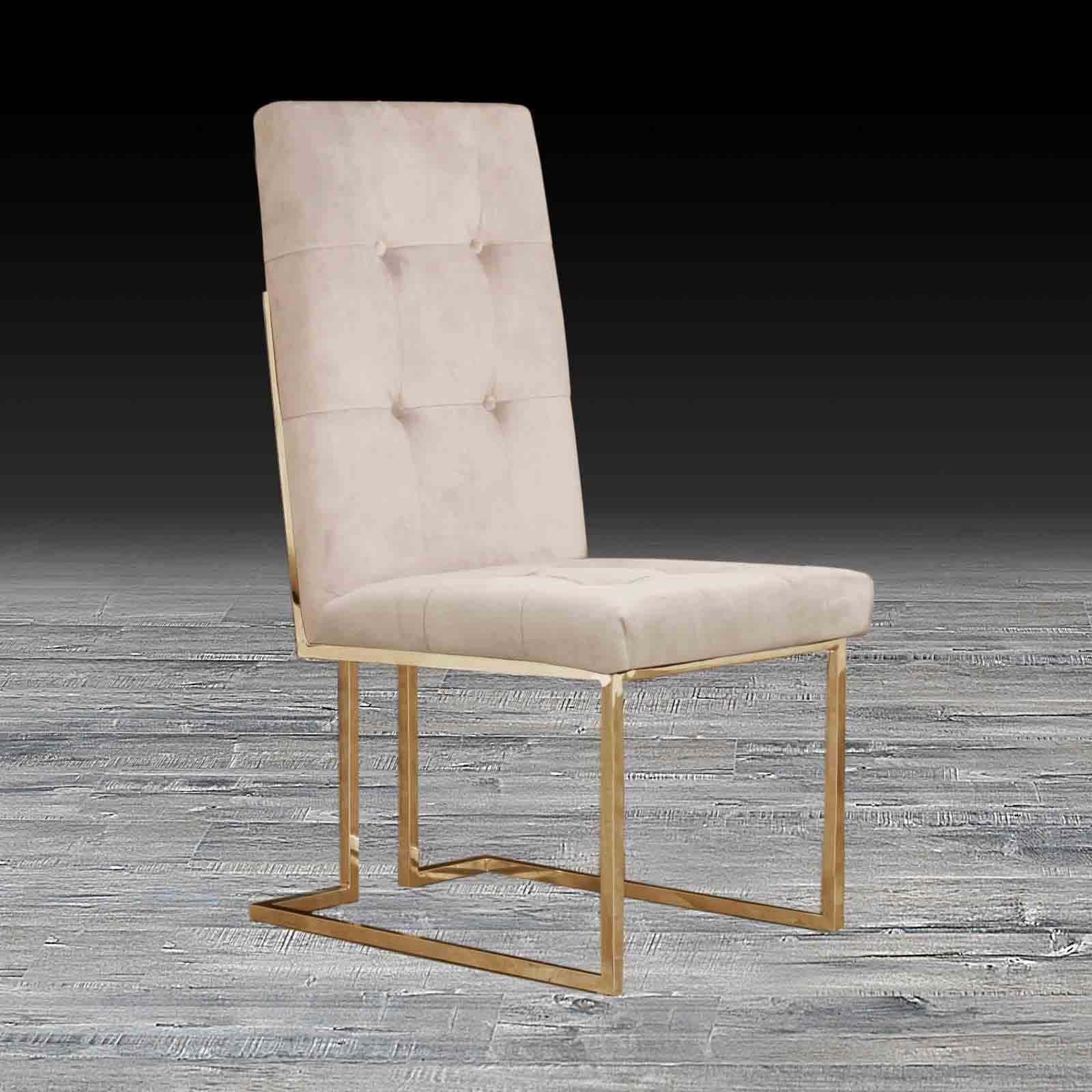 Cameron Titanium Gold Dining Chair - My Store