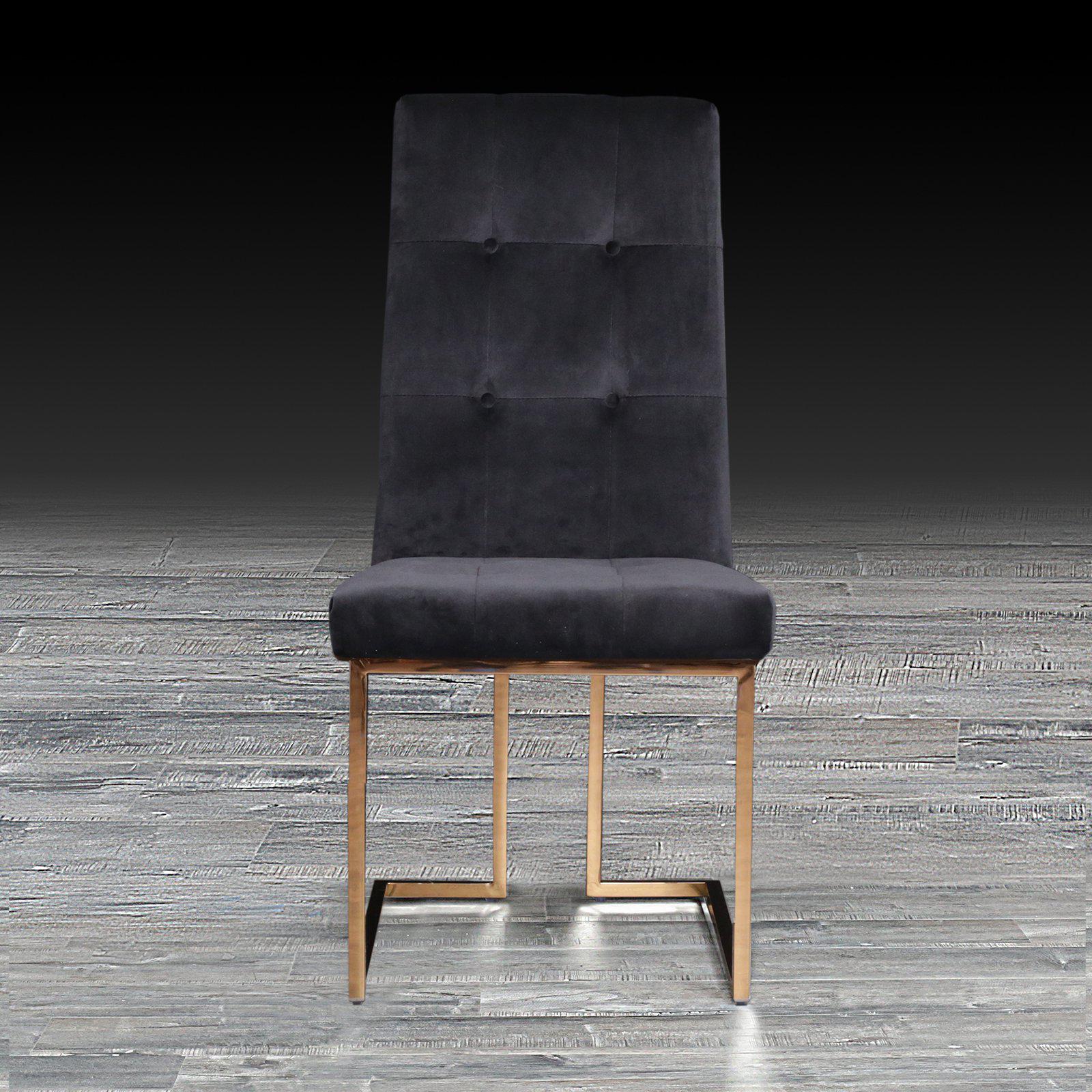 cameron black rg modern dining chair