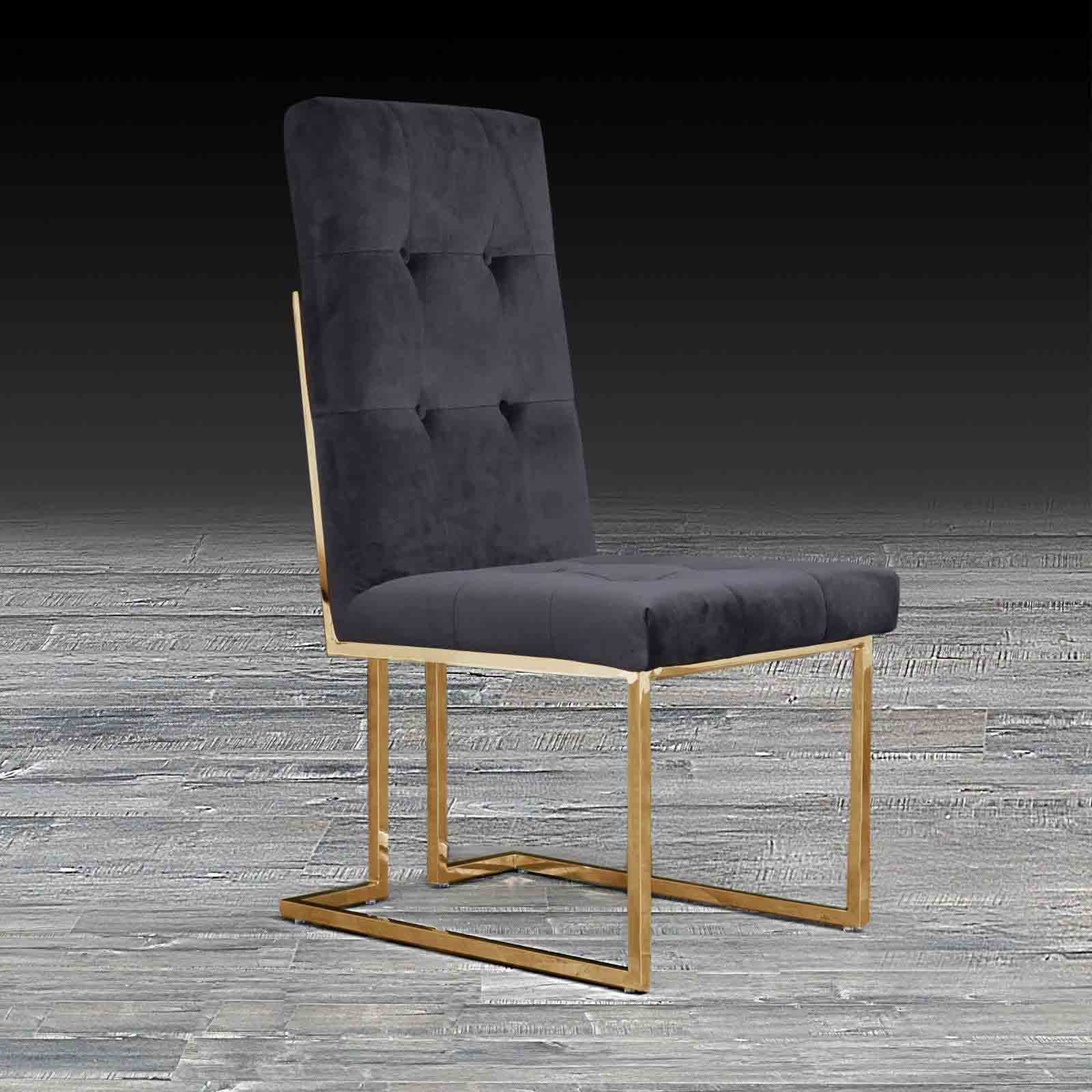 Cameron Titanium Gold Dining Chair - My Store