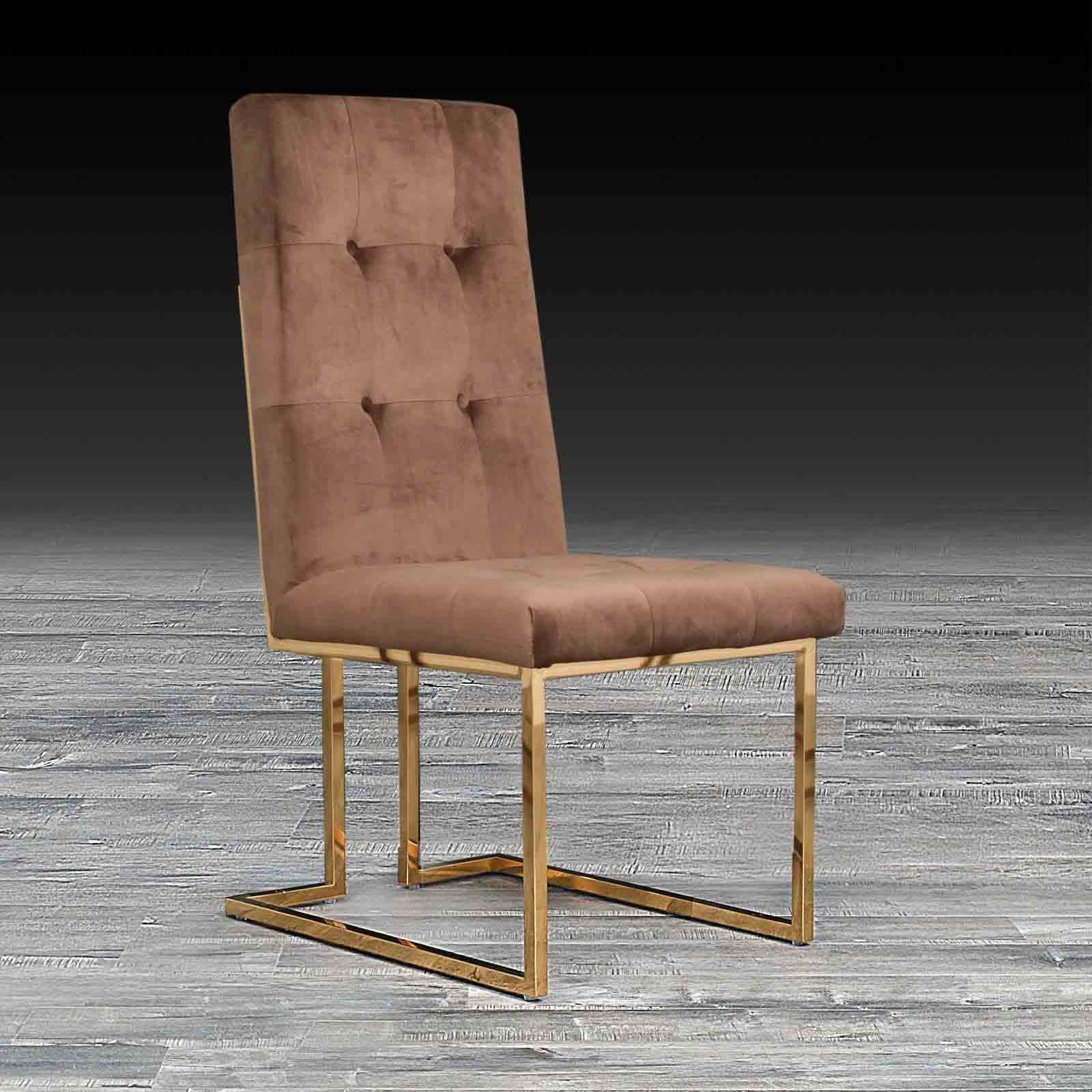 Cameron Titanium Gold Dining Chair - My Store