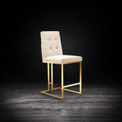 Cameron Brushed Gold Counter Stool - My Store