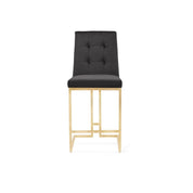 Cameron Brushed Gold Counter Stool - My Store