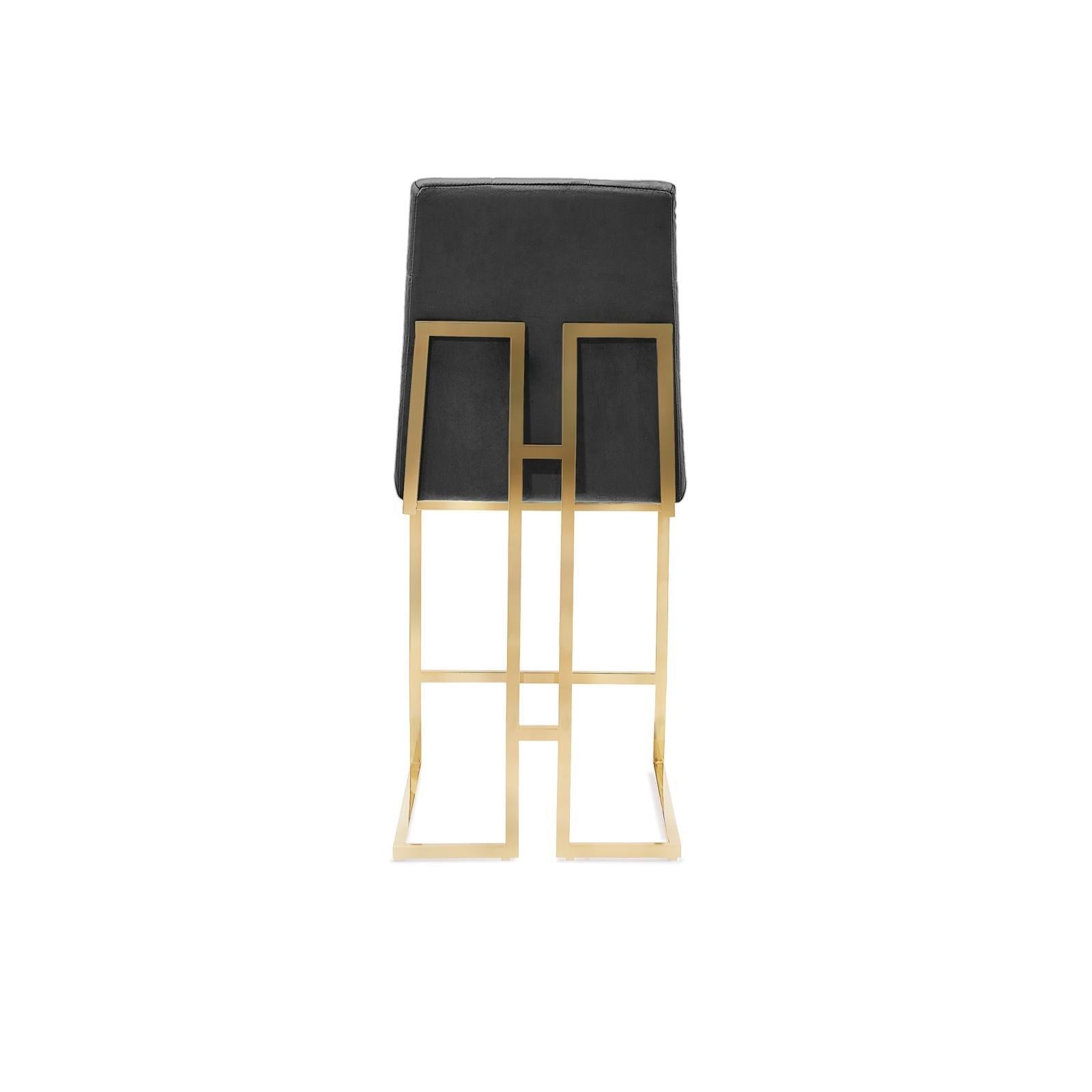 cameron btgss black modern 8 counter stool