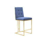 Cameron Brushed Gold Counter Stool - My Store