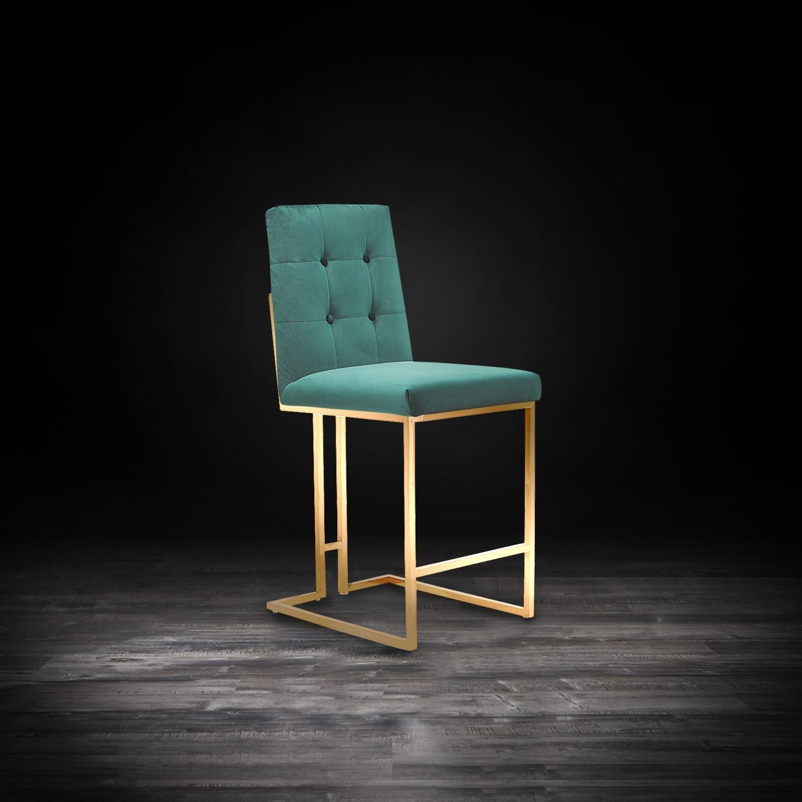 cameron btgss dark green stylish 1 counter stool