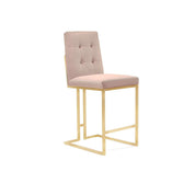 Cameron Brushed Gold Counter Stool - My Store