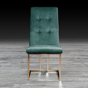 cameron dark green rgss modern dining chair