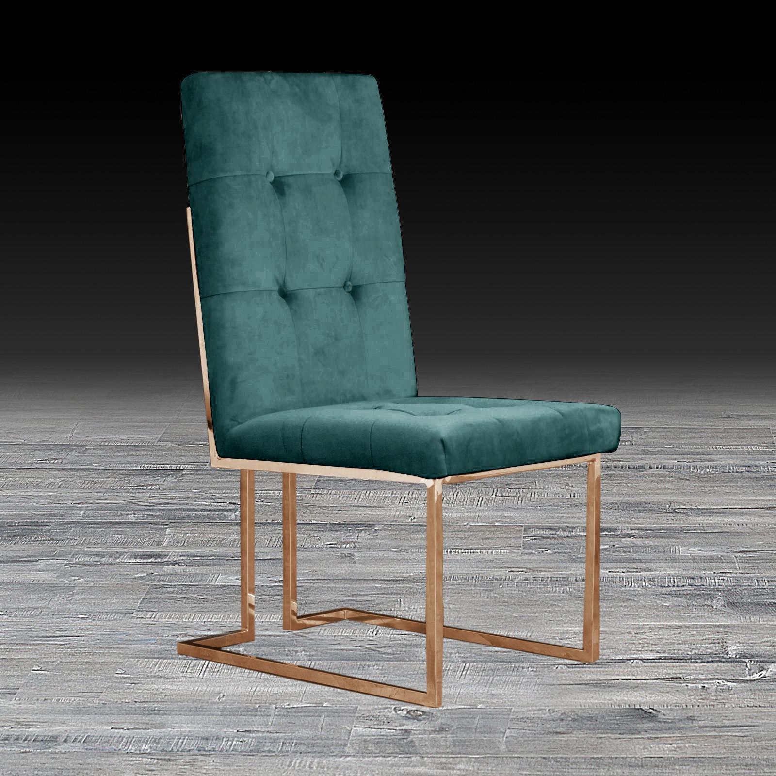 cameron dark green rgss stylish dining chair