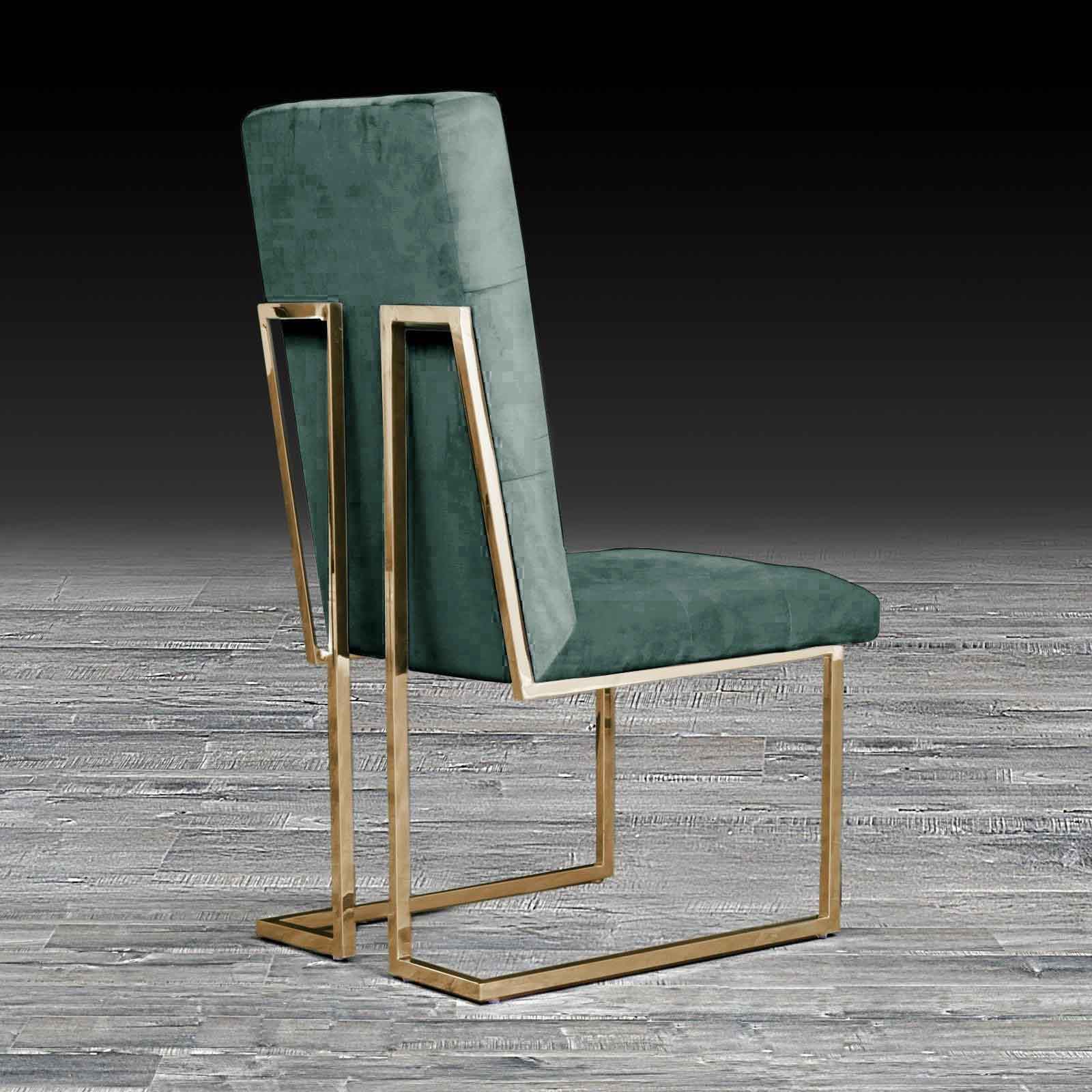 Cameron Titanium Gold Dining Chair - My Store