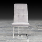 cameron gray modern dining chair