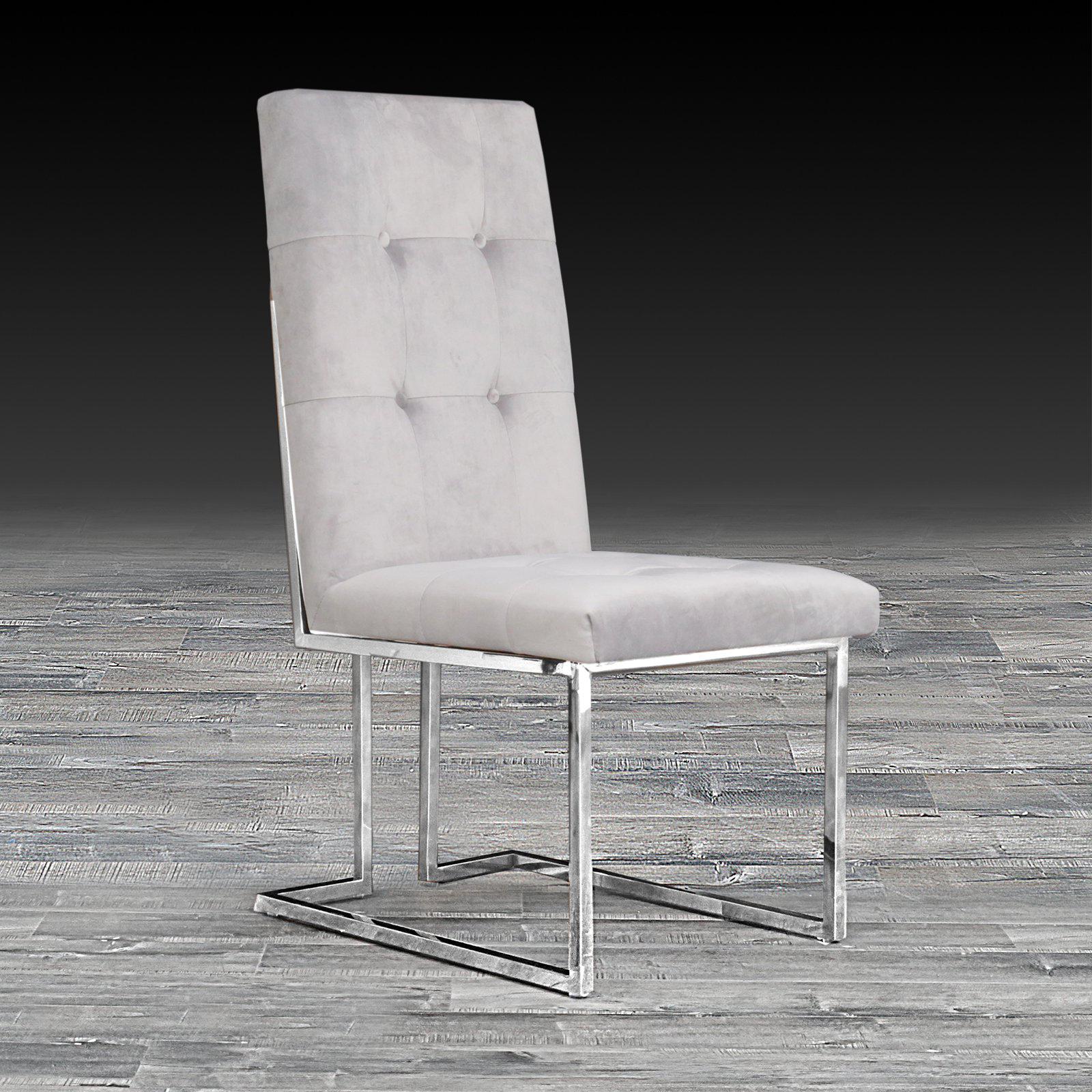 cameron gray stylish dining chair