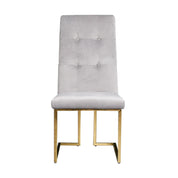 Cameron Gray Titanium Gold Dining Chair