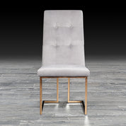 cameron rg gray modern dining chair