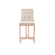 Cameron Rose Gold Counter Stool - My Store