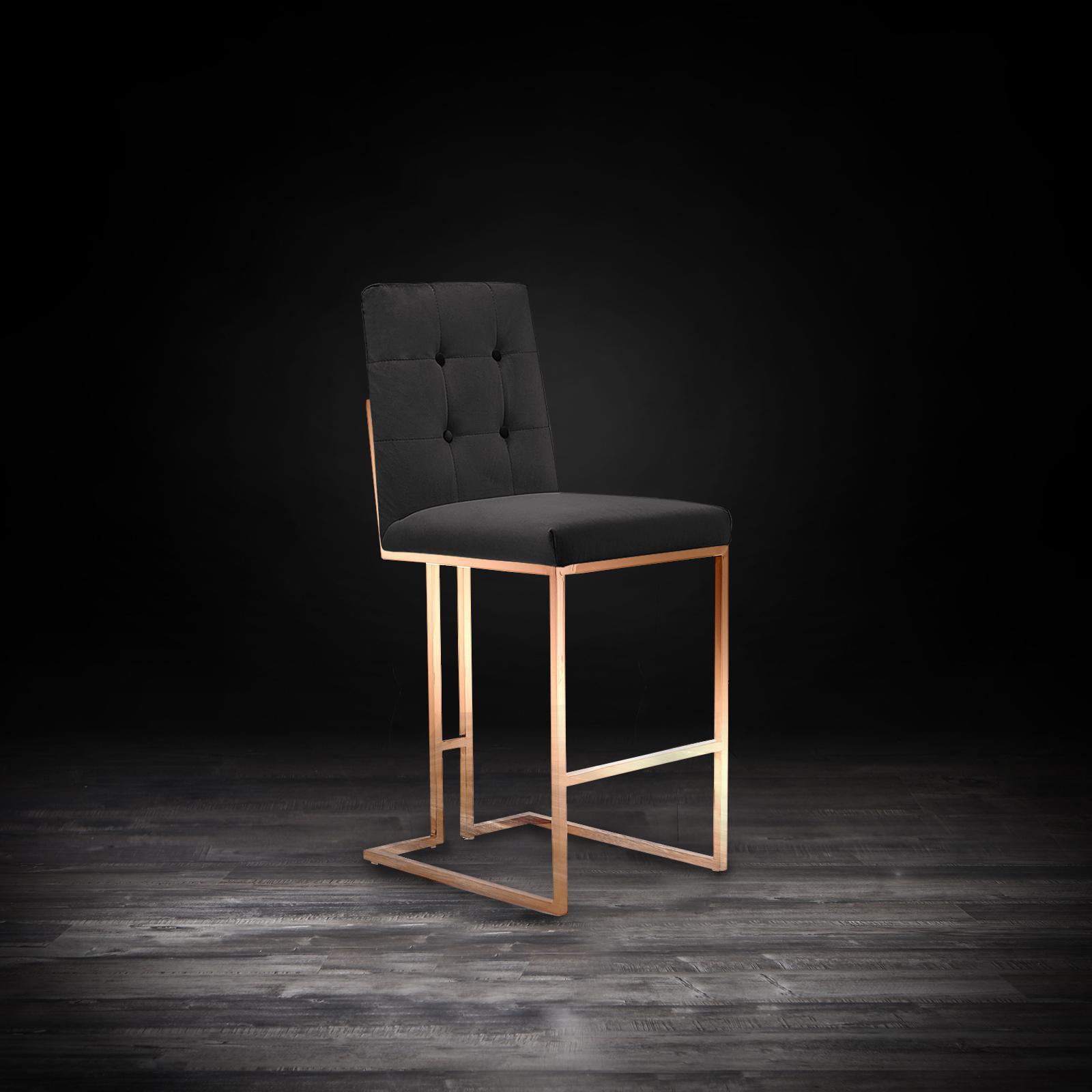 cameron rgss black stylish bar stool