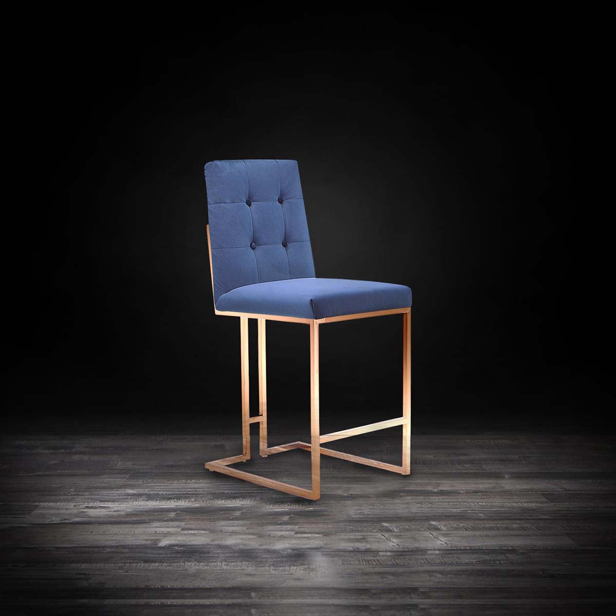 Cameron Rose Gold Counter Stool - My Store