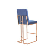 cameron rgss dark blue luxury 7 bar stool