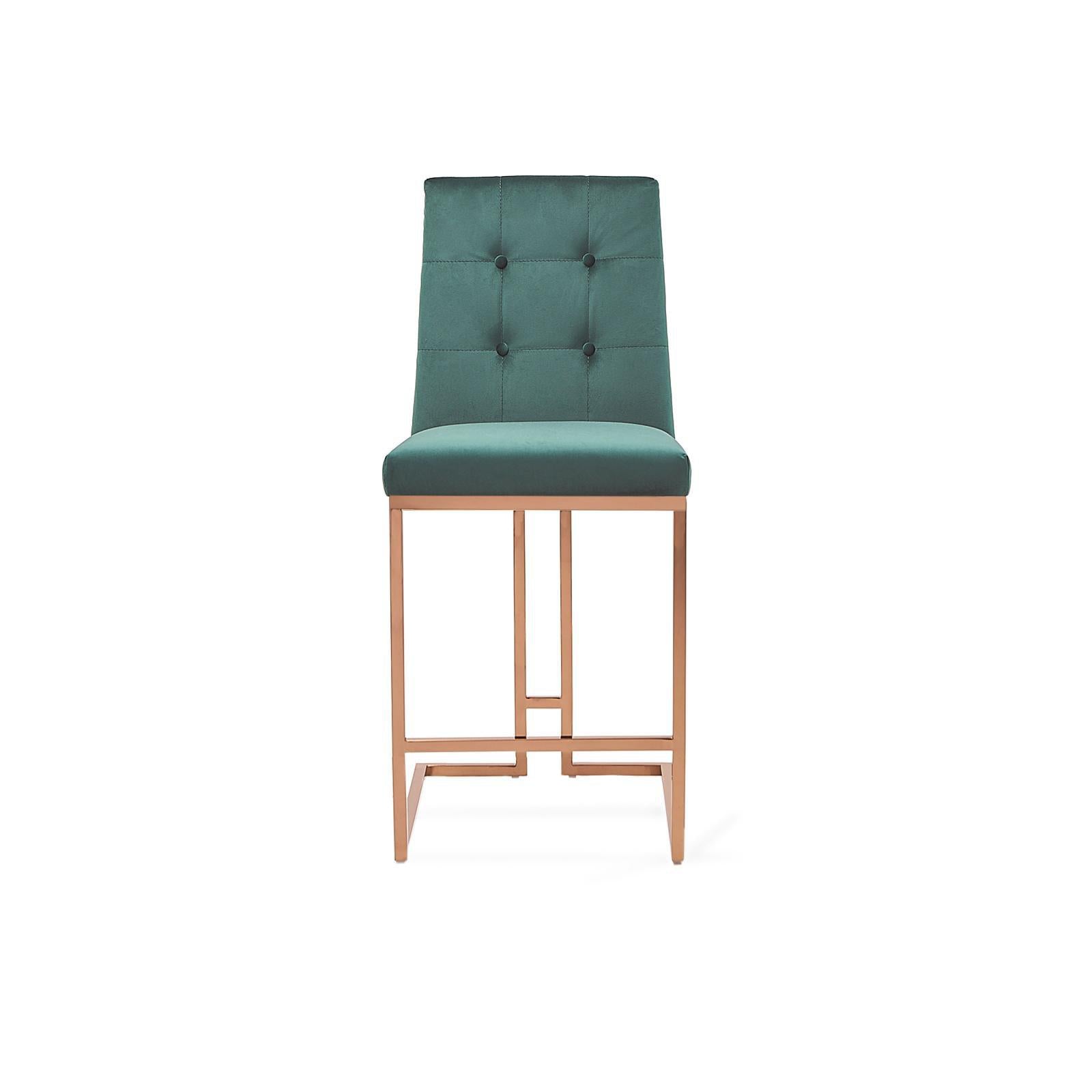 cameron rgss dark green counter bar stool