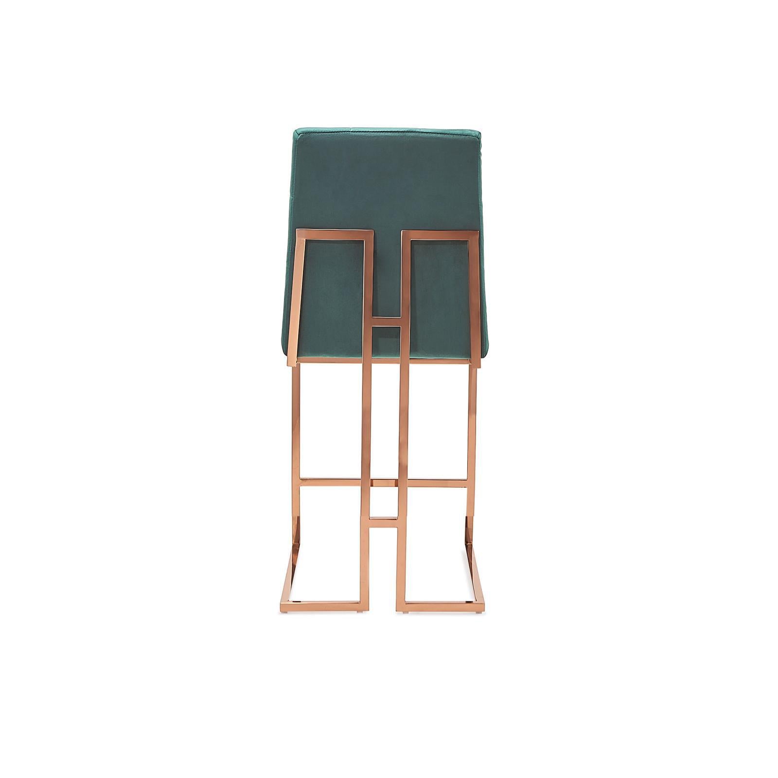 cameron rgss dark green counter modern 8 bar stool