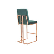 cameron rgss green luxury 7 bar stool