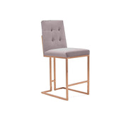 Cameron Rose Gold Counter Stool - My Store