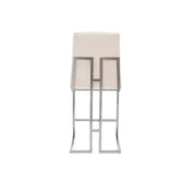 cameron silver beige modern 8 counter stool