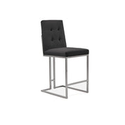 cameron silver black counter stylish 7 bar stool