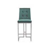 Cameron Dark Green Bar Stool