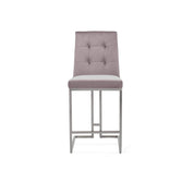 cameron silver gray counter bar stool