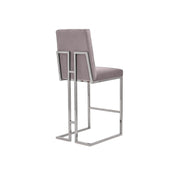 cameron silver gray luxury 7 bar stool