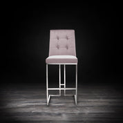 cameron silver gray modern bar stool