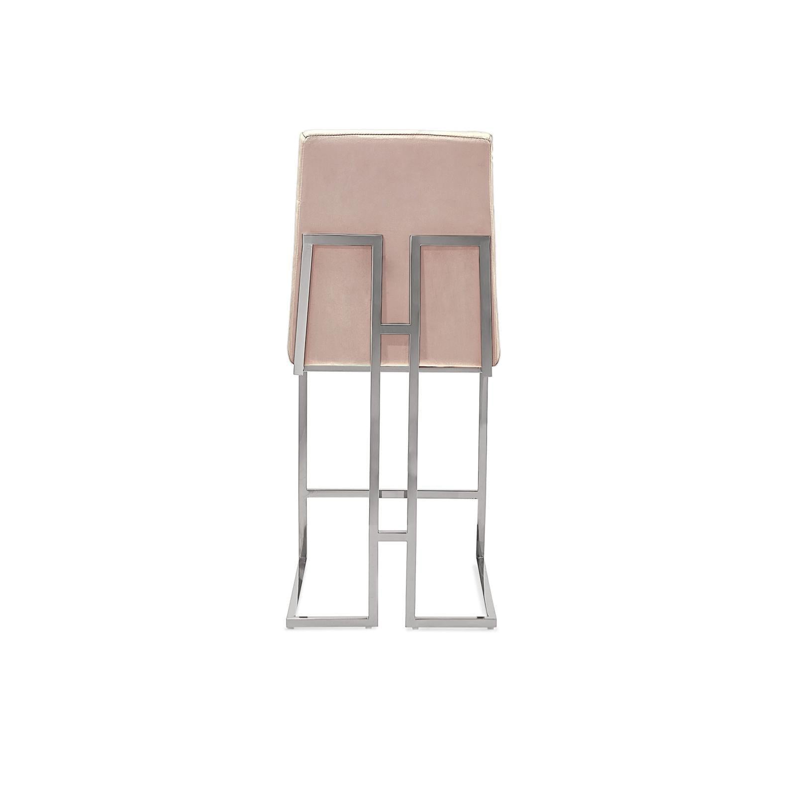 cameron silver taupe counter modern 8 bar stool