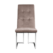 cameron taupe ss dining chair