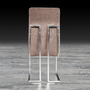 cameron taupe ss luxury dining chair