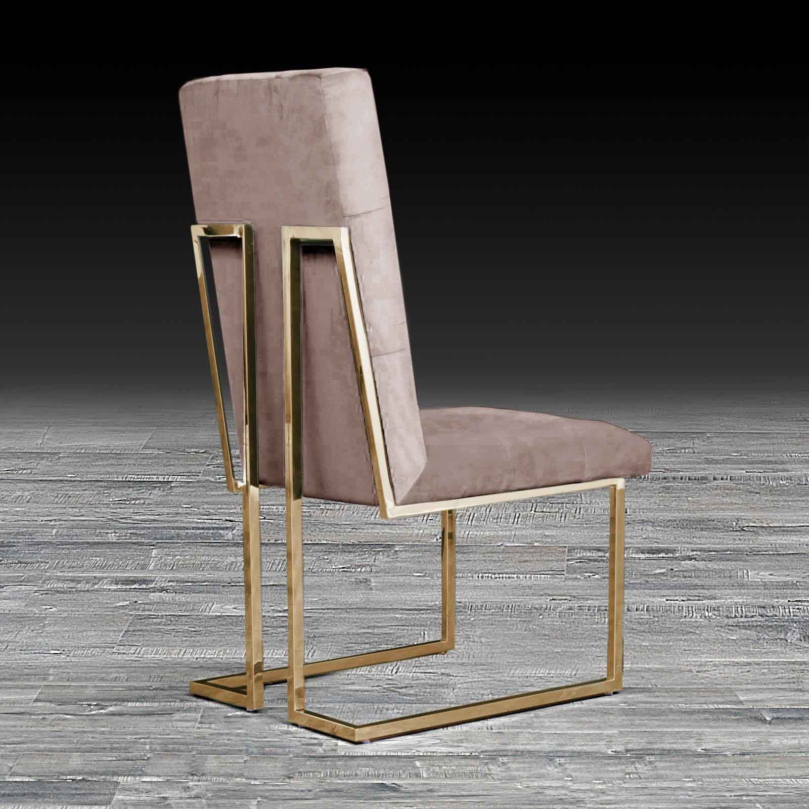 Cameron Titanium Gold Dining Chair - My Store