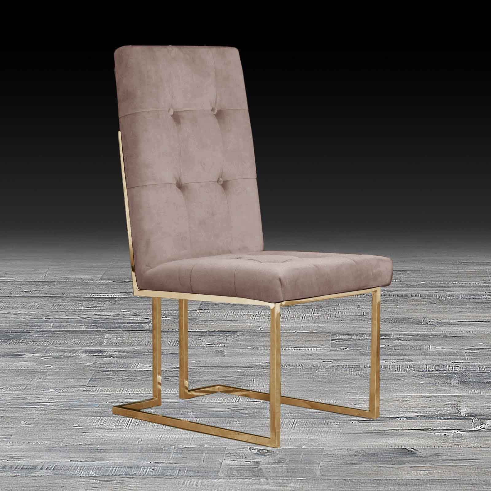 Cameron Titanium Gold Dining Chair - My Store