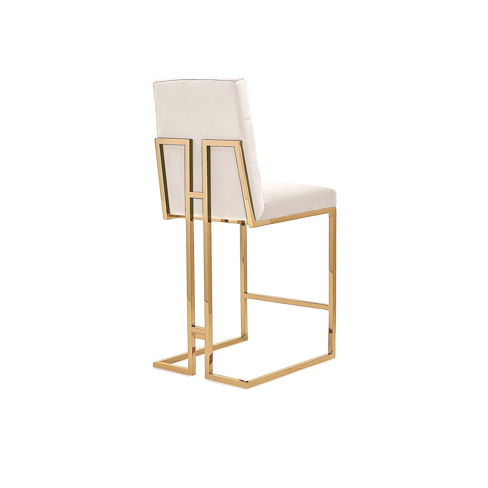 Cameron Gold Counter Stool - My Store