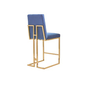 cameron tgss dark blue luxury 7 counter stool