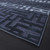 camila blue modern rug