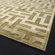 camila green modern rug