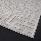 camila silver modern rug