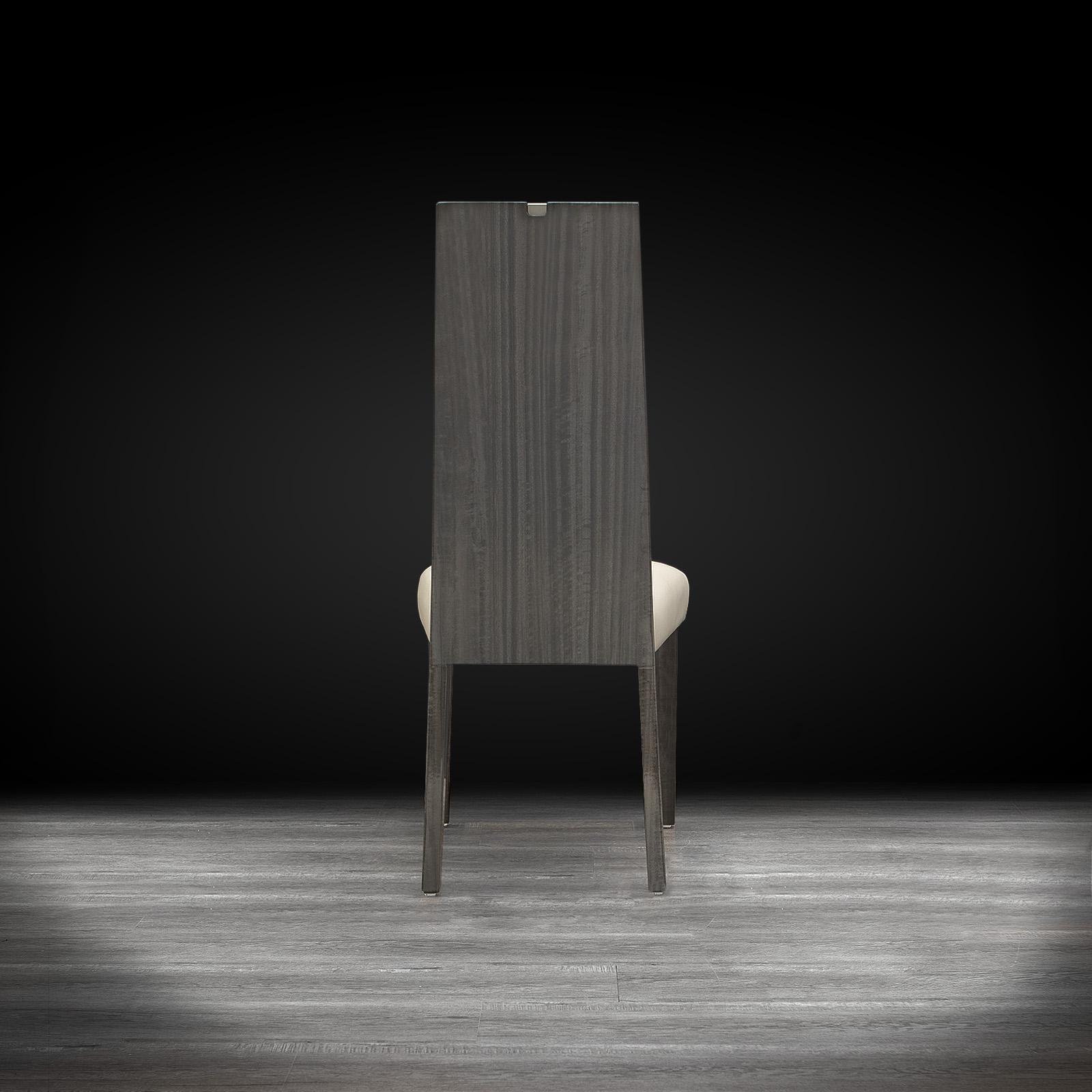 capri gray modern 1 dining chair