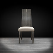 capri gray modern dining chair