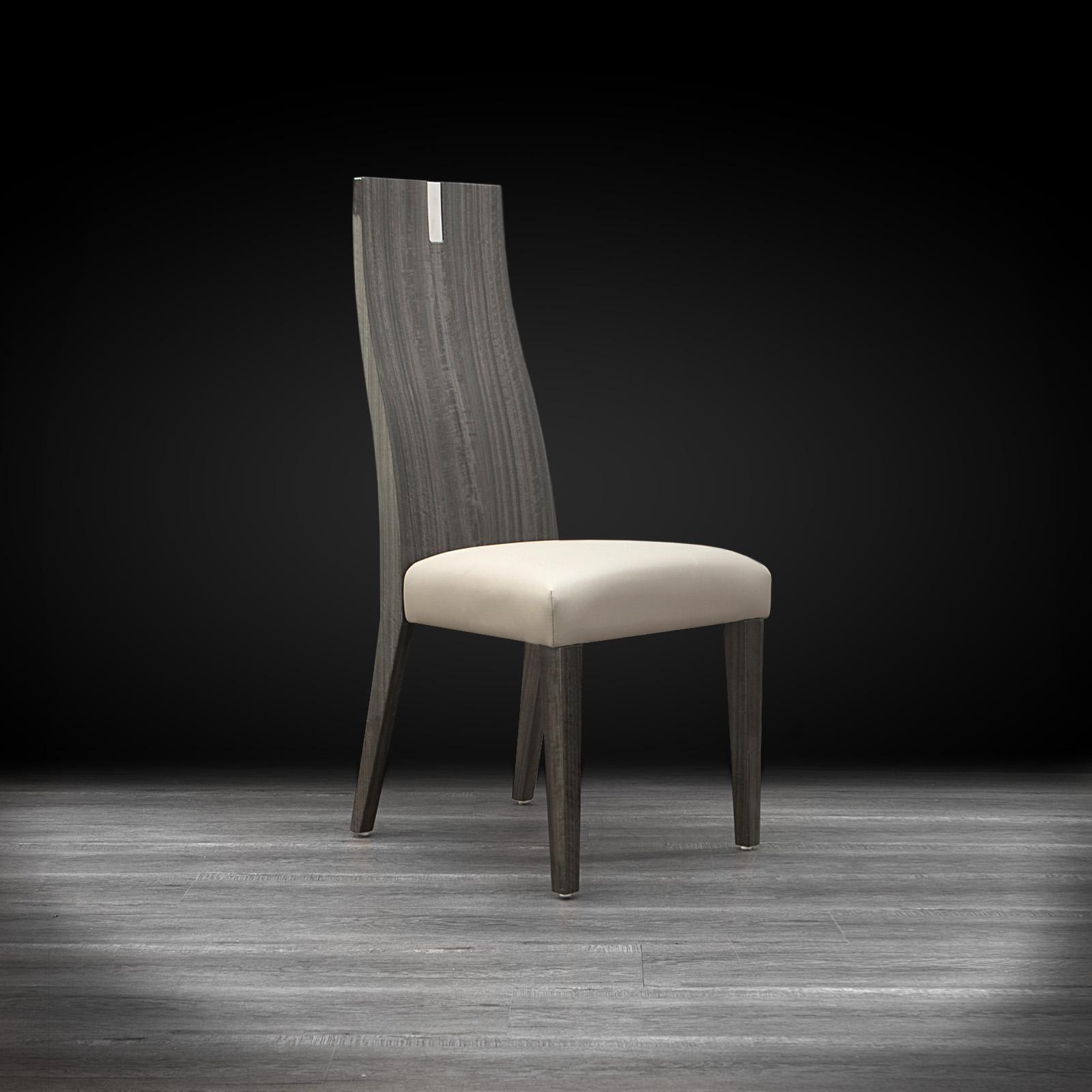 capri gray stylish dining chair