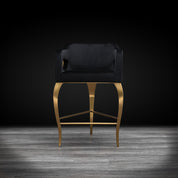 caprice brtg counter black modern bar stool