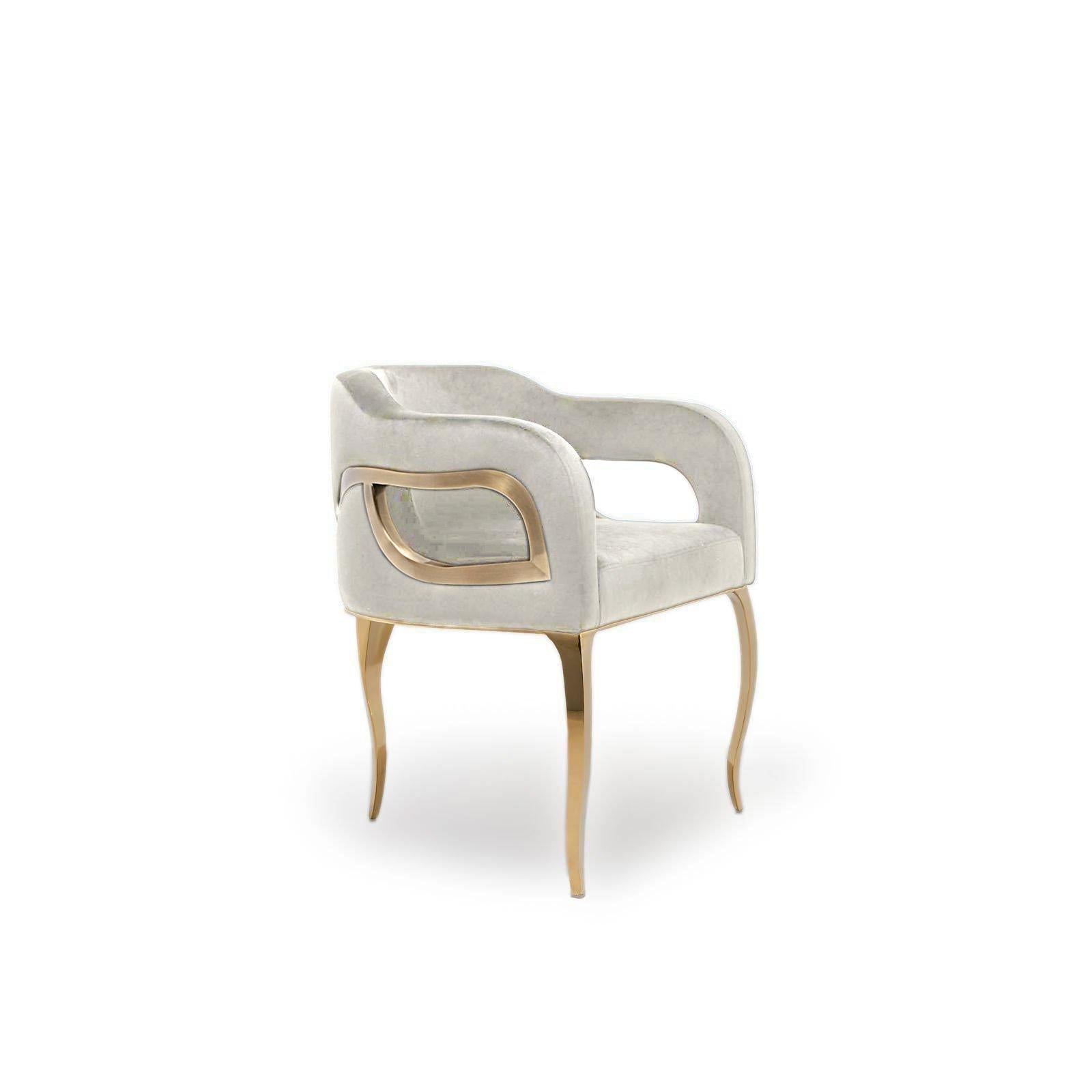 caprice brtgss beige stylish 7 dining chair